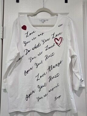 Size 3 Chico's 3/4 Sleeve Top